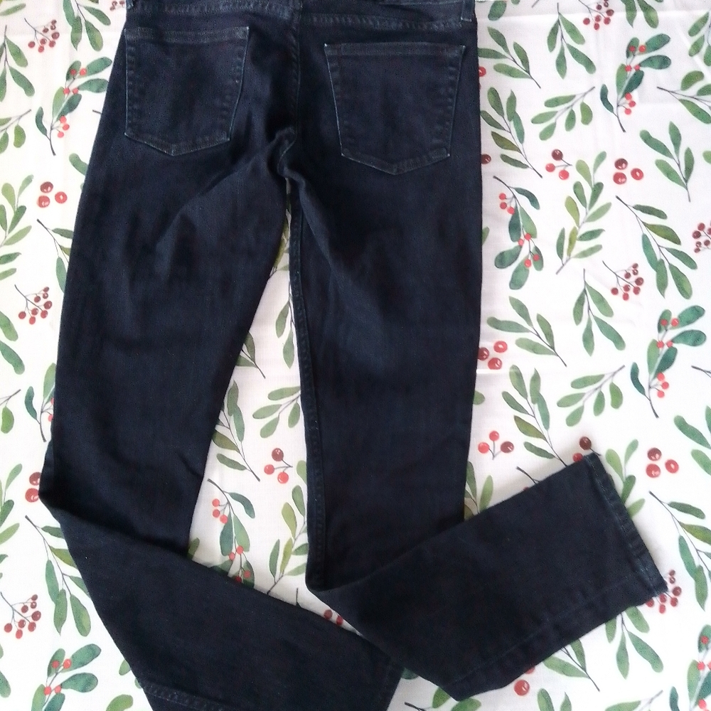 Straight Leg Jeans, Dark Blue (size 28)